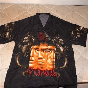 Bruce Lee button up shirt.